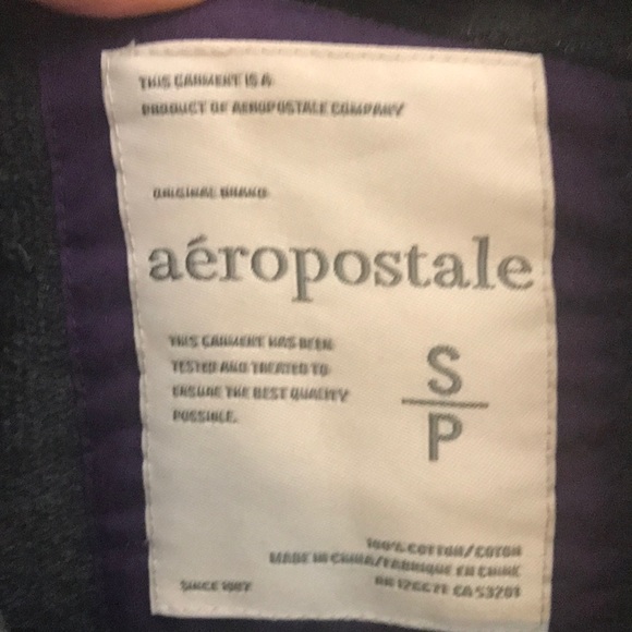 Aeropostale gray women’s cotton coat. S/P - Picture 4 of 7